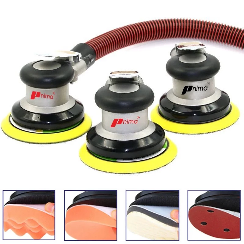 125mm Air Sander Pneumatic Orbital Sander Air Polisher 125mm Vacuum Eccentric Grinding Machine Pneumatic Tools its