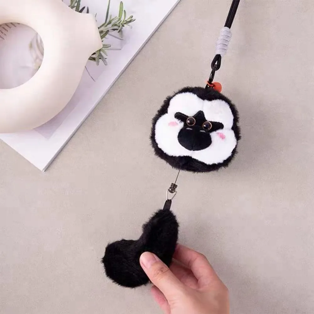 

Cute Lovely Design Dolls Pendant Raccoon Dog Cats Keychain Panda Pig Zoo Animals Keyring Collection