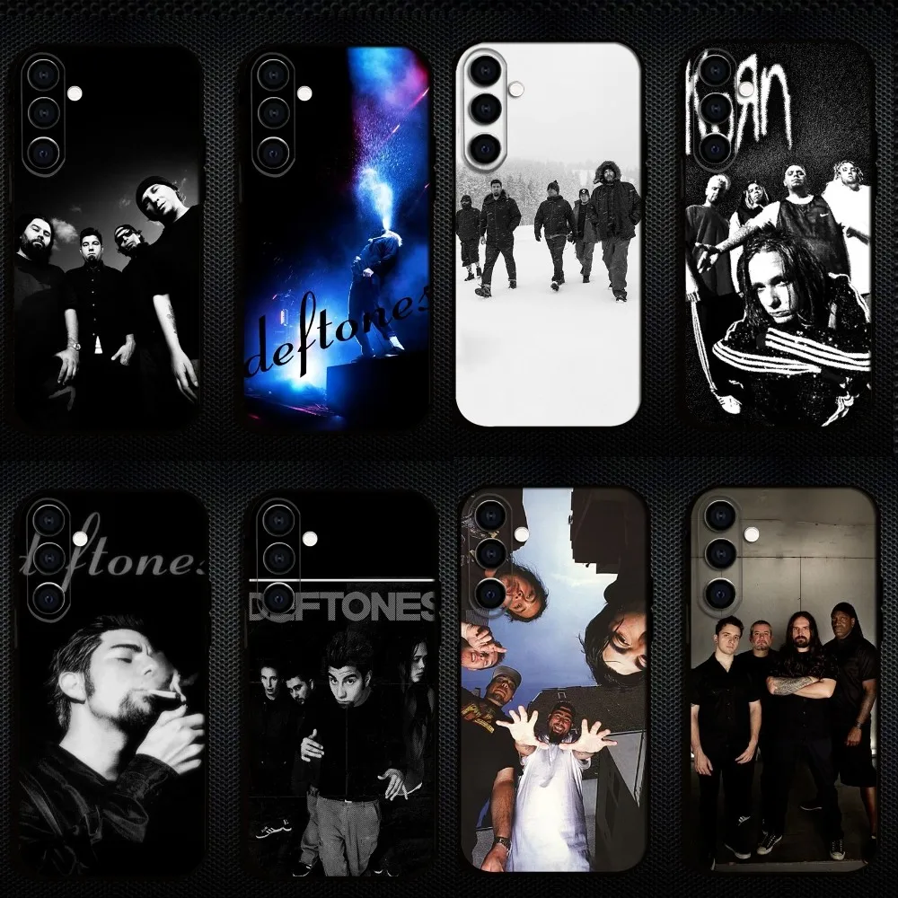 

Rock Band Deftones Phone Case For Samsung Galaxy A73/A72/A71/A70/A53/A52/A51/Others Soft Black Shell