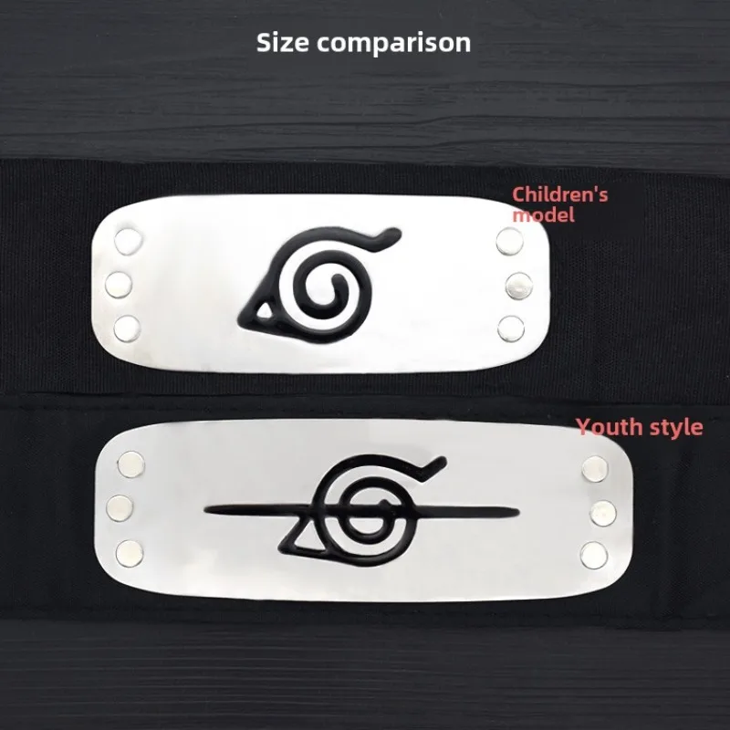 Anime Naruto, Konoha, hair protector, leader, Naruto ninja equipment, Kakashi Itachi, rebel ninja, peripheral cosplay props