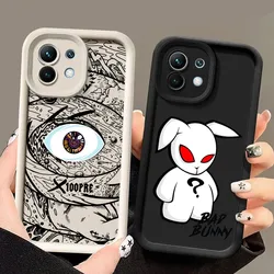 Phone Case For Xiaomi 14T 14 13T Pro 12 13 11 Lite POCO F3 F5 X3 X5 X6 M5s M6 Pro Soft Shockproof Cover Bad Bunny X100pre Rapper