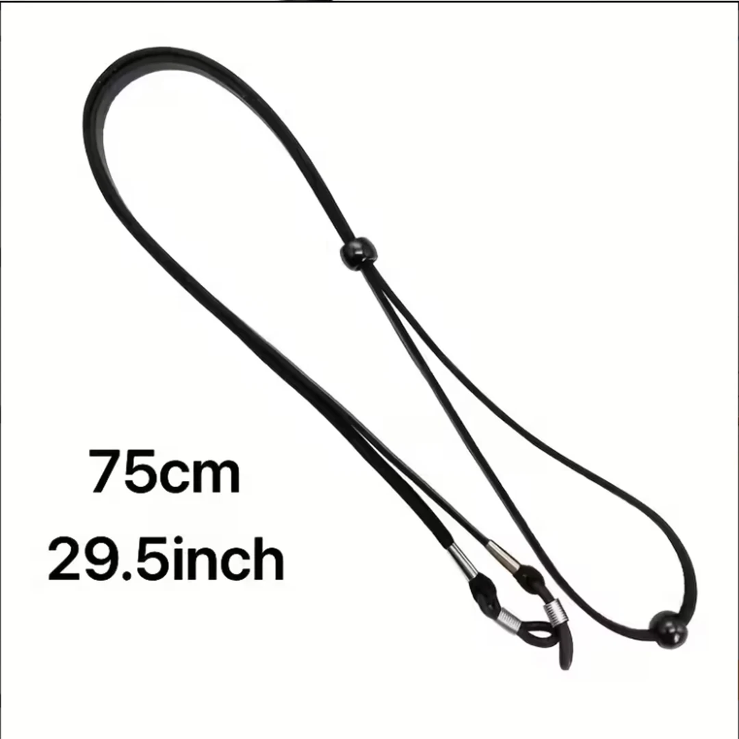 Leather Eyewear Chain | Adjustable Anti-Slip Glasses Lanyard for Men & Women | Sport Sunglasses Holder Strap PS03