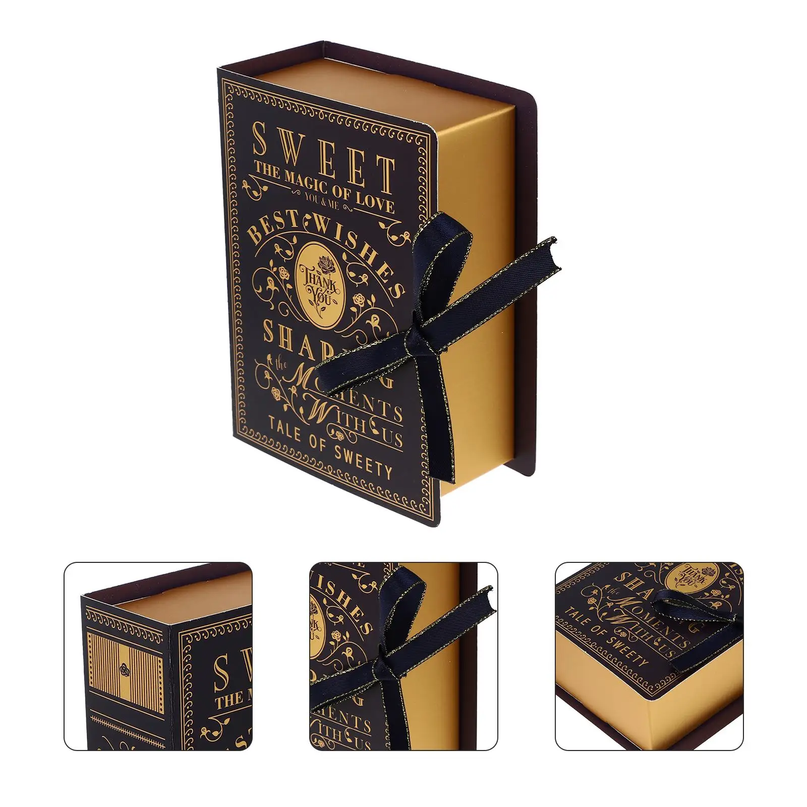 

10 Pcs Candy Box Boxes Book Small Shapped Wedding Gifts Empty Decorative Vintage Decorations Shape Favor