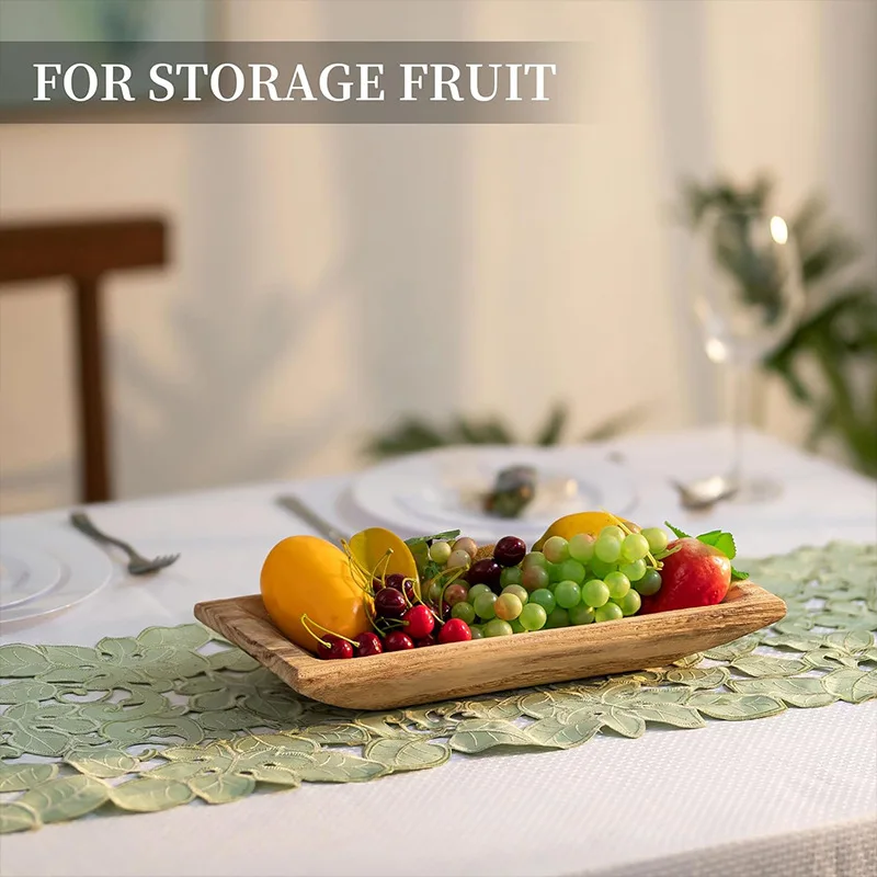 

Storage Trays,Handmade Paulownia Tray, Decorative Dough Bowl, Handmade Candlestick Wooden Bowl, Woodwork, Wooden Solid Wood