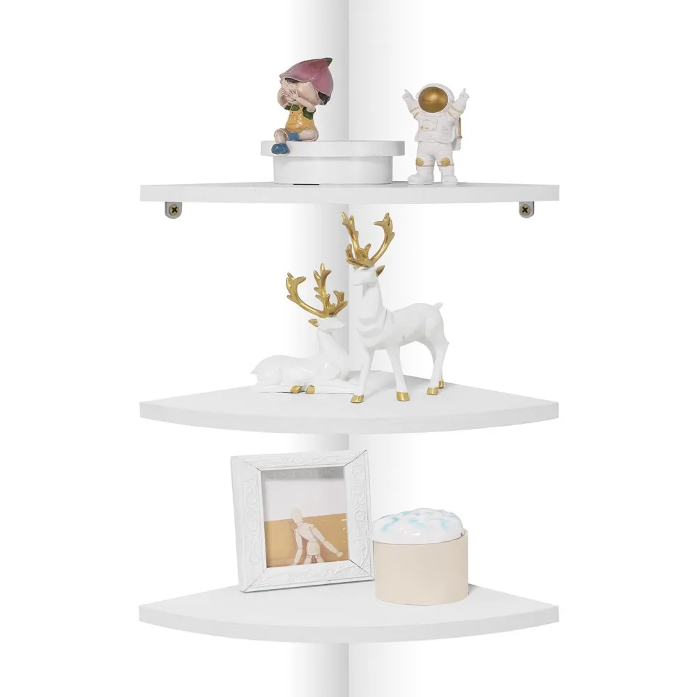 

угловые настенные полки, набор из 3 шт., плавающие угловые полки для стены, деревенские деревянные настенные полки для хранения вещей для гостиной, спальни