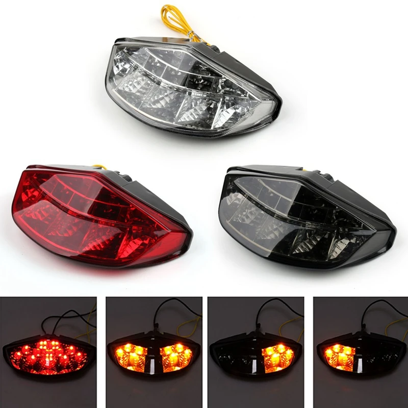 Led Achterlicht Voor Ducati Monster 659 696 795 796 1100/S/Evo Motorfiets Remrichtingaanwijzers Geïntegreerd