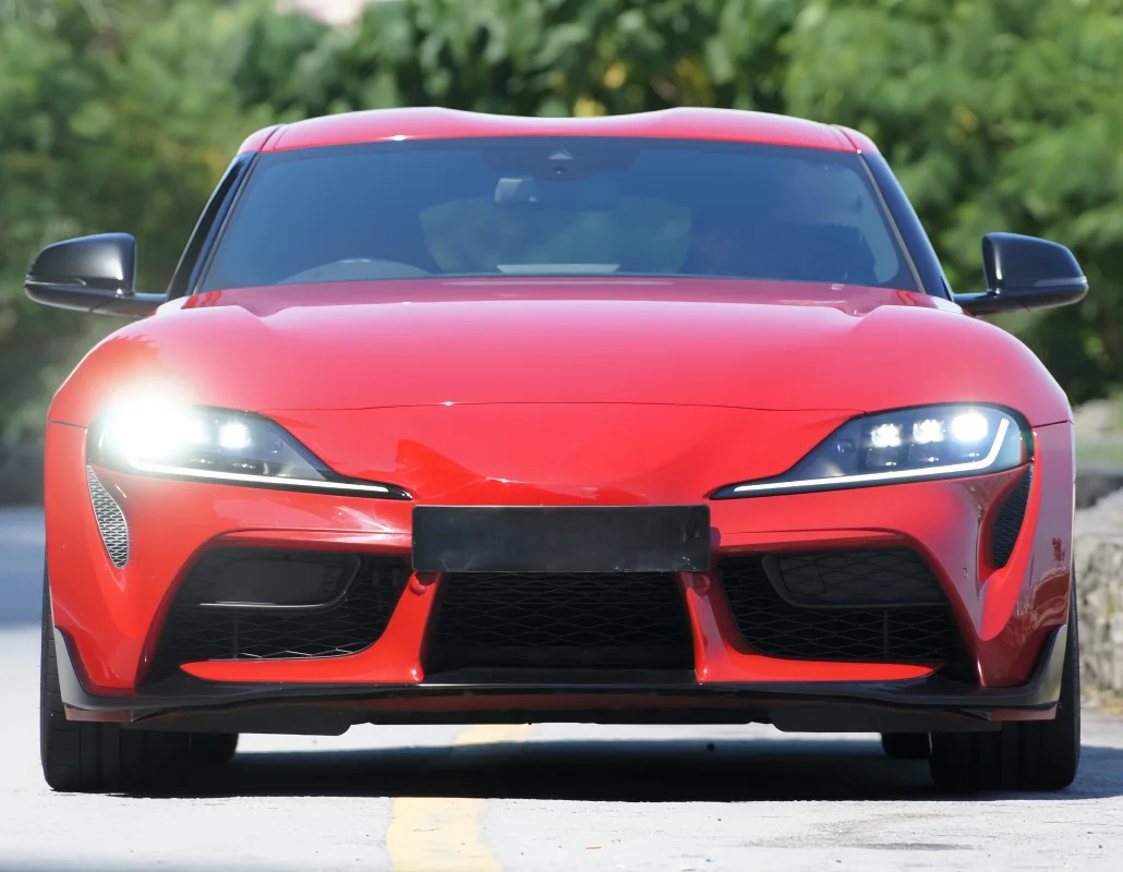 

White DRL LED Boards Daylight Led Headlight Angel Eyes Daytime Running Light Chips For Toyota GR Supra A90 A91 MK5 2020-2024