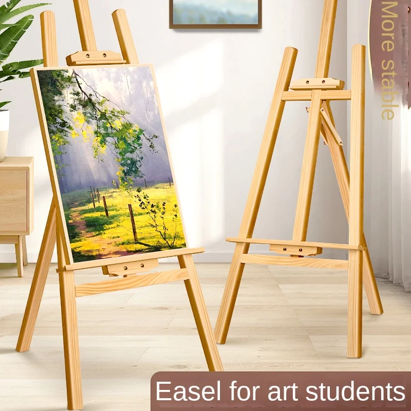 

Wooden easel for art students special sketch drawing board stand type exhibition stand drawing board for home