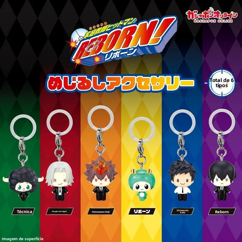 Tamagotchi Family Teacher ZeTta Hasegawa Ryohei Ornamento Pendurável Colecionável de PVC de Anime Japonês