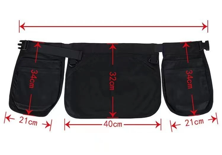 Outdoor Sports Waist Bag Work Toolkit Multi Pocket Apron Ultralight Belt Pack Unisex Cycling Fishing Running Accessory Bag Pouch