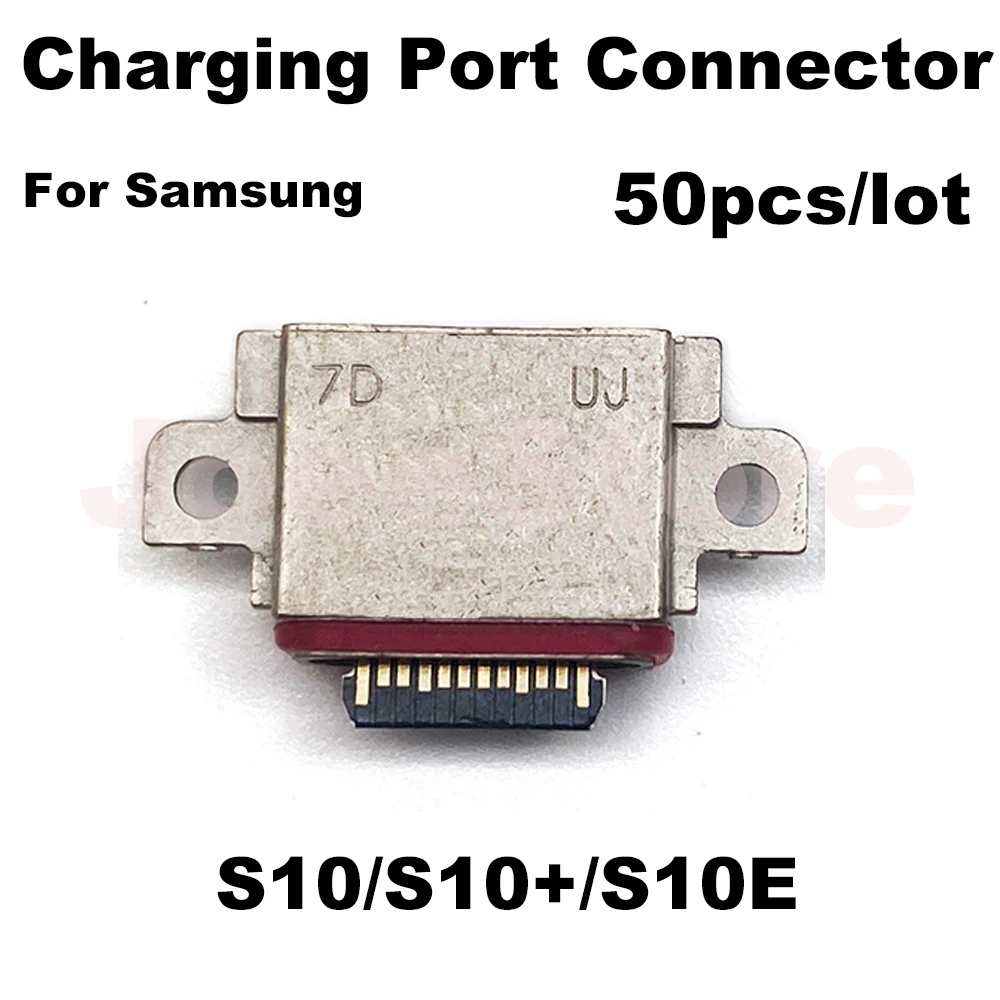 50pcs USB Charging Port Jack Dock Connector For Samsung S23 S22 S10 S20 S21 Ultra S8 S9 Plus Type-C Charger Plug Dock Socket