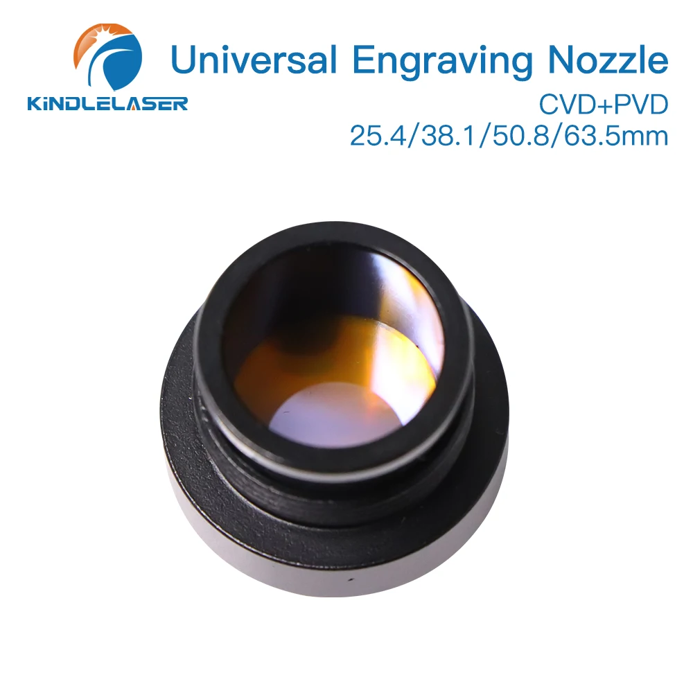 Kindlelaser D18 N04F Air Nozzle Compound Universal Engraving Nozzle for Laser Head at CO2 Laser Cutting Machine