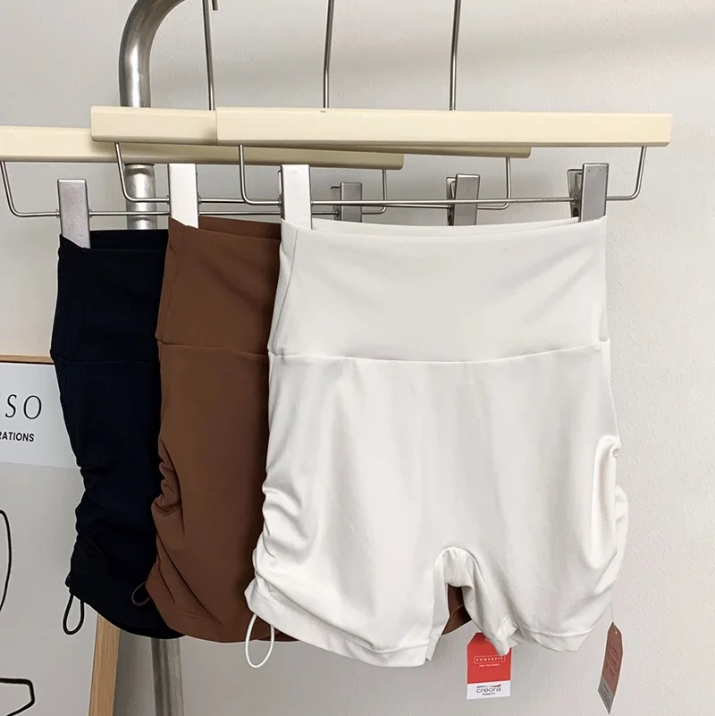 Women's High-Waisted Quick-Drying Yoga Pants Summer Cycling Running Fitness Shorts Three-Part Sports Pants
