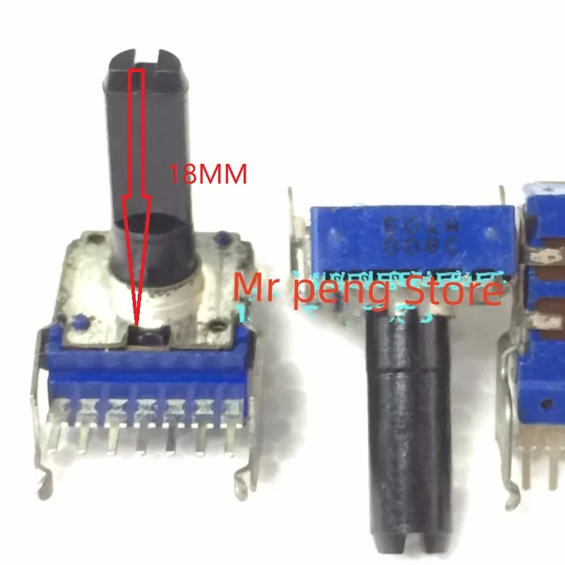 

2pcs for ALPS Alpine type RK14 potentiometer, A5K axis long, 18mm long bracket, a row of seven feet