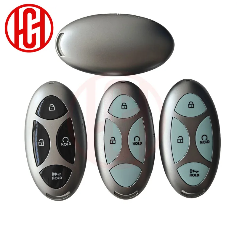 Remote Car Key Shell Case For Hyundai Santa Fe 2023 2024 Sonata Grandeur Staria Kona Ioniq Tucson Elantra Remote Car Key Shell