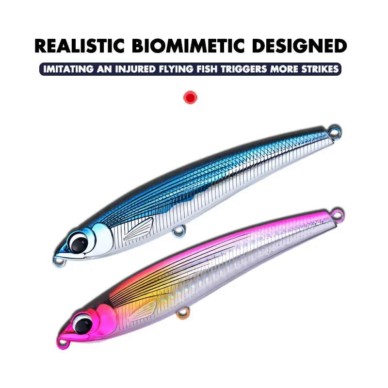 

Kearmming Tuna Tour Boat Fishing Long-Cast Тонущая приманка-карандаш для рыбалки 115 мм 60 г