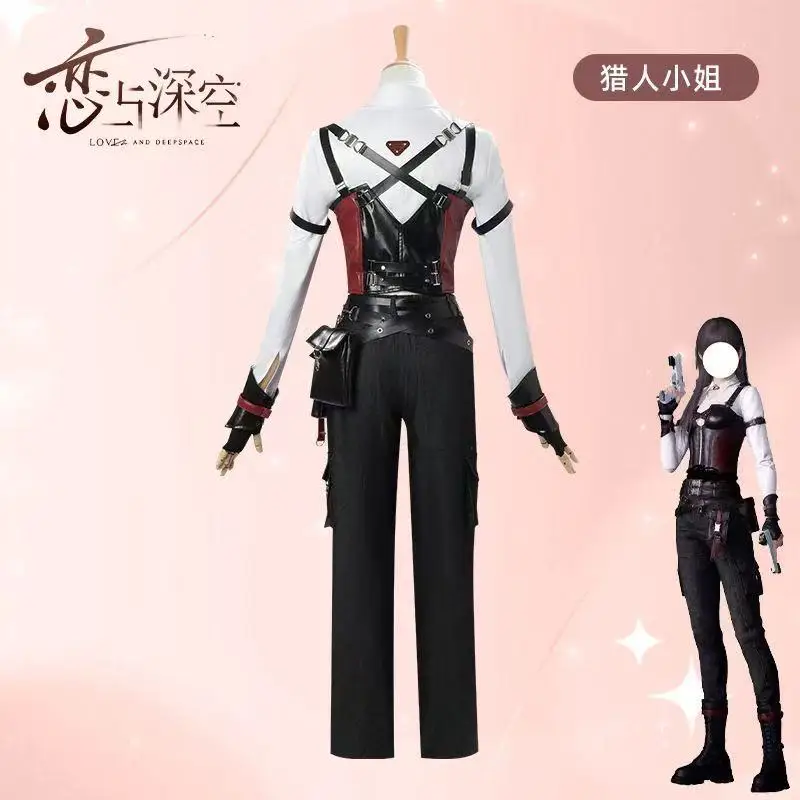 Love and Deep Space Lady Hunter Miss cos Costume Hunter Battle Costume Cosplay Animation Game anime Suit