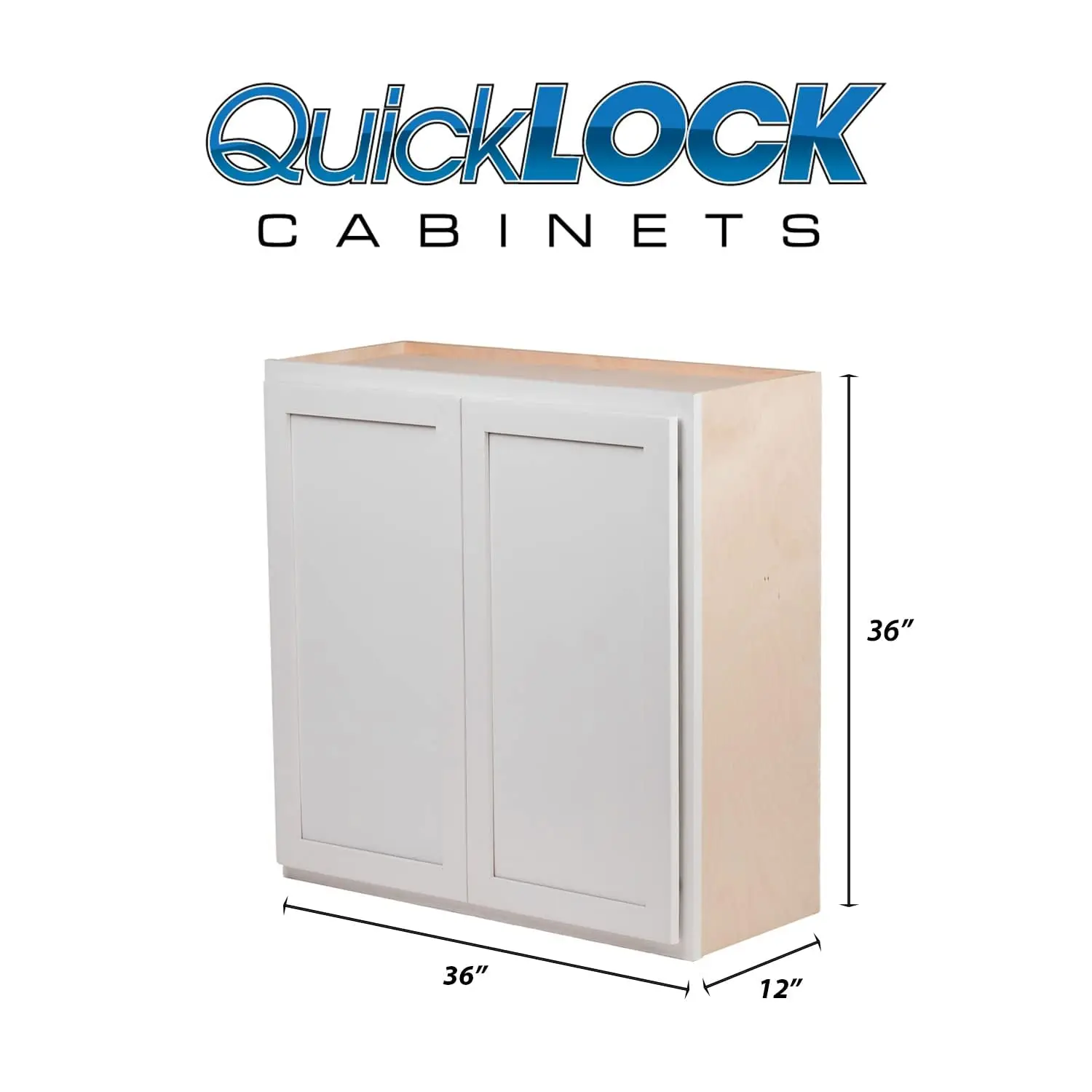 White RTA Kitchen Wall Cabinet 36