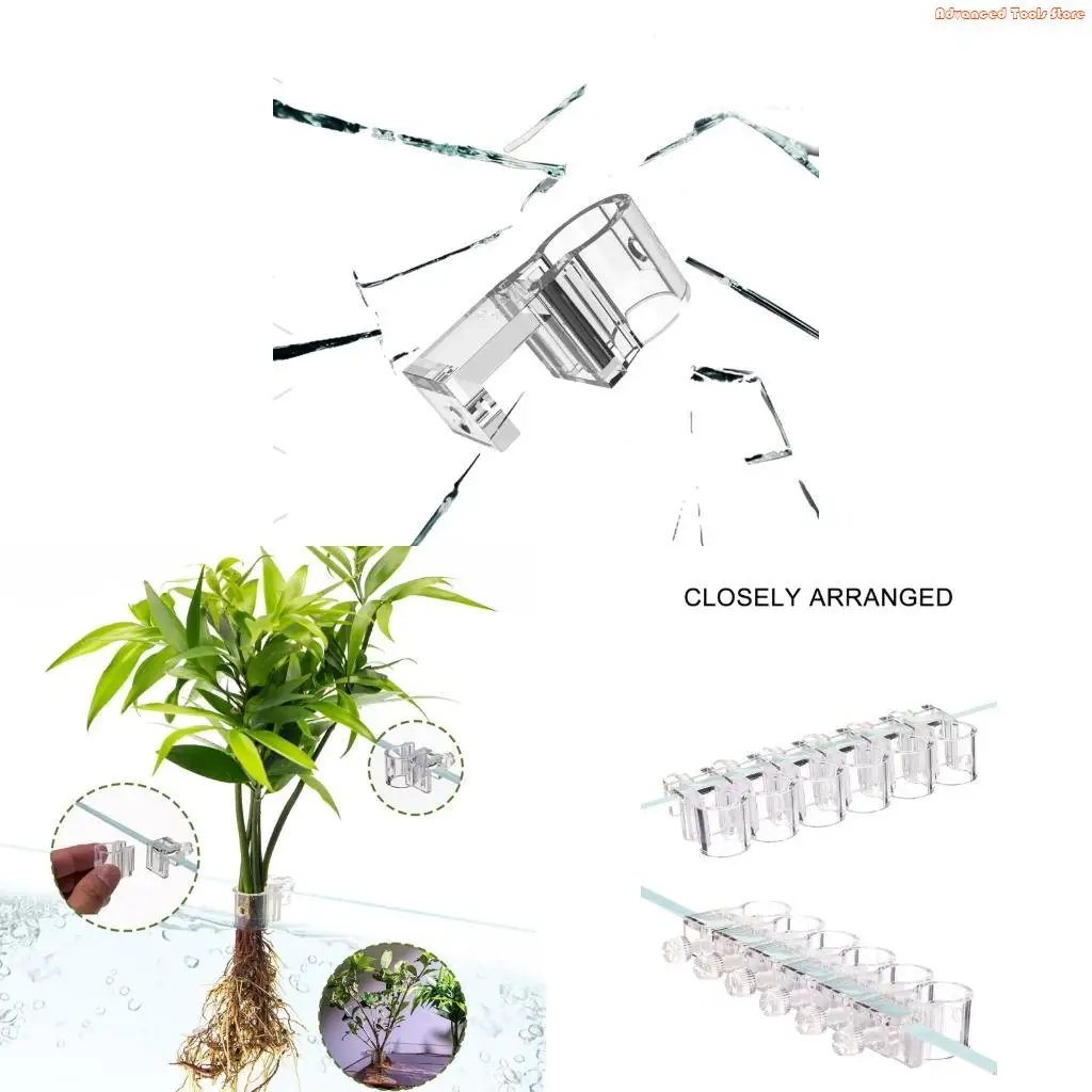 6pcs/lot Fish Cistern Hydroponic Plant Stands Strong Base for Marine Vegetation W91B