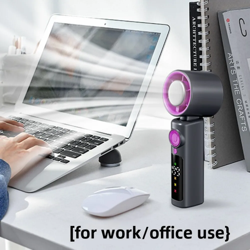 

Мини-USB перезаряжаемый мощный вентилятор Мини-вентилятор с цифровым дисплеем и питанием от USB для дома