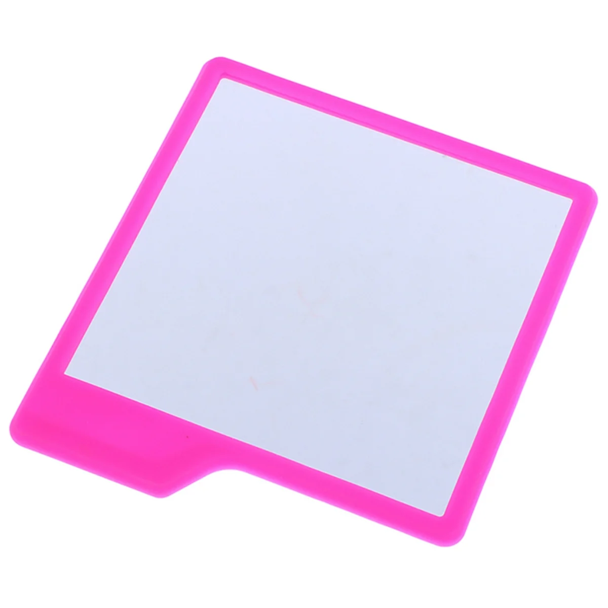 Pink Fashion Silicone Mirror Self Grips Mirror Shatterproof Shaving Makeup Shower Silicone Travel Washroom