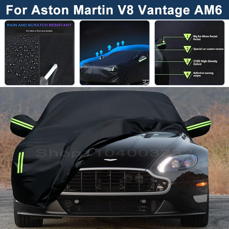 Auto Exterior Sun-Snow Protective Car Cover For Aston Martin V8 Vantage AM6 Waterproof Dustproof Anti-UV Outdoor Cover