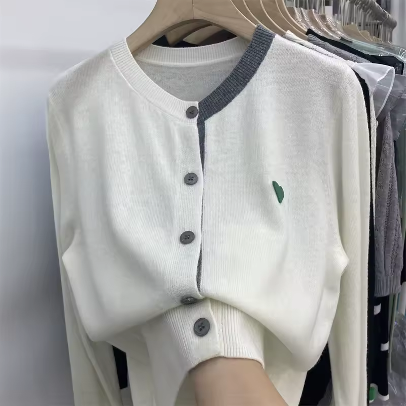 루즈핏 긴팔 니트 가디건