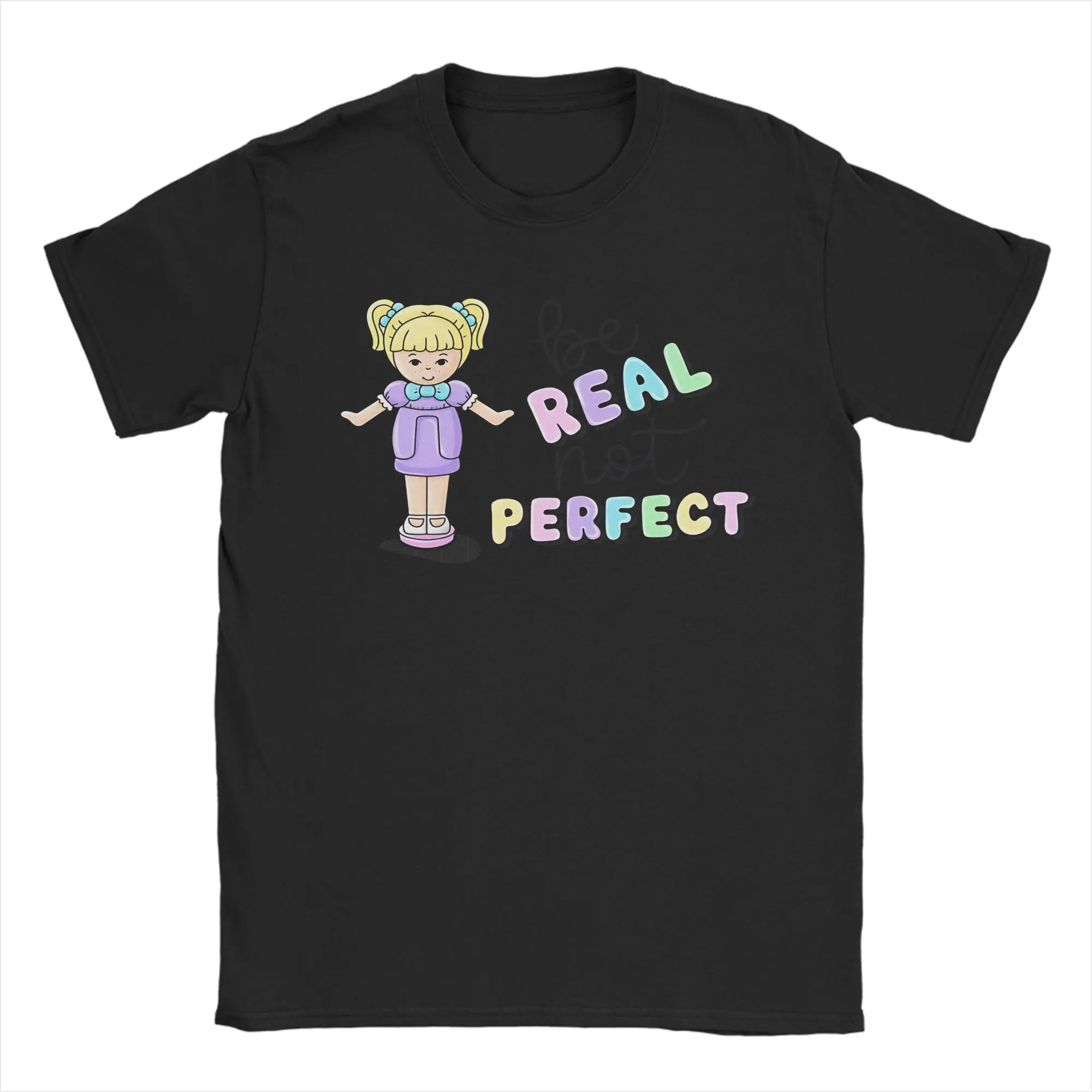 

Polly Pocket T-Shirt Summer Cotton T-Shirts For Mens Leisure Pattern Tshirt Short Sleeve Aesthetic Tops