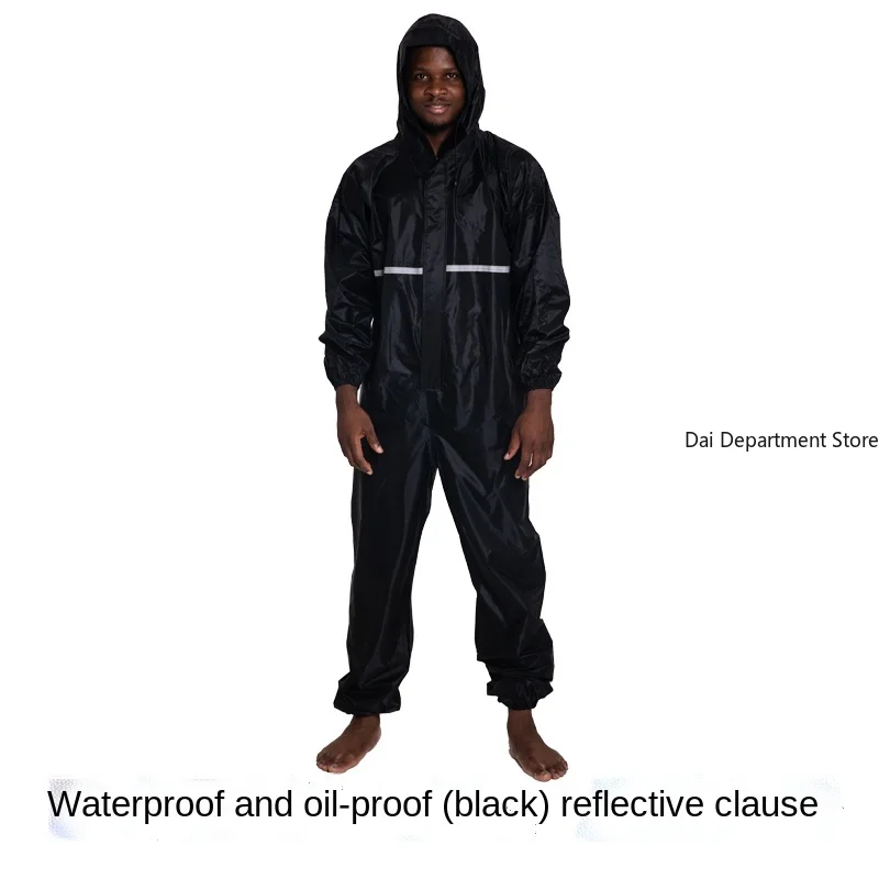 New Conjoined raincoats overalls motorcycle raincoat fission rain suit rain coat oil-proof and paint dust-proof safety clothing
