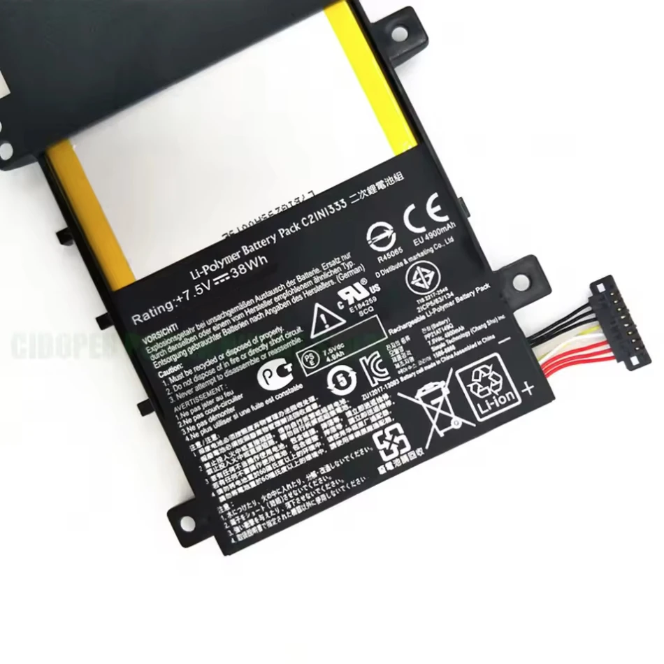 CP Laptop Battery C21N1333 7.5V 38Wh For Transformer TP550L TP550LA TP550LD TP550LJ Per Transformer Libro di Vibrazione TP550