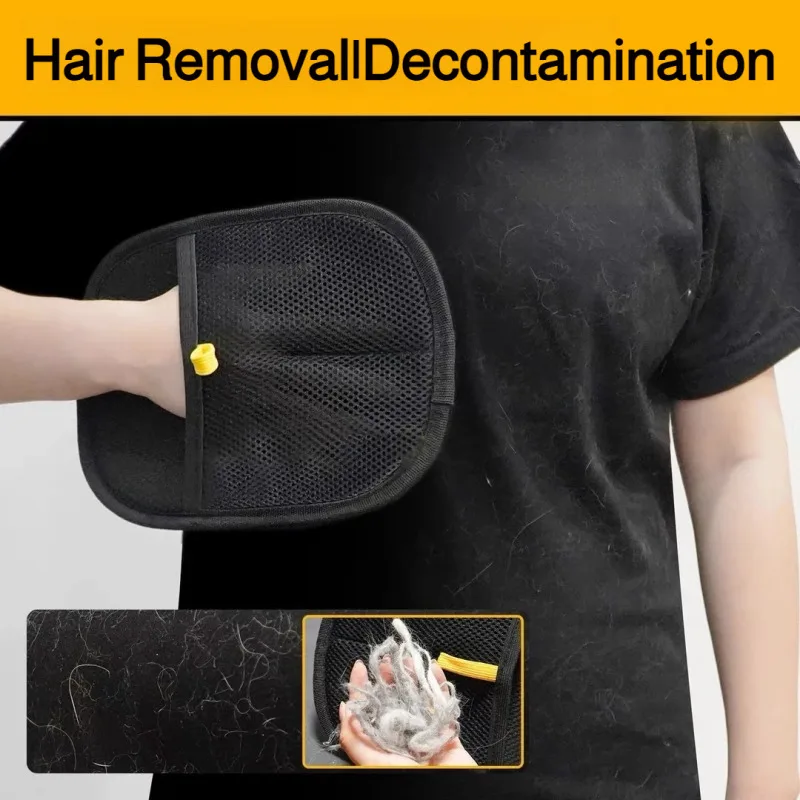 

Pet static hair removal gloves two-way brush sticky hair artifact cat hair cleaning gloves