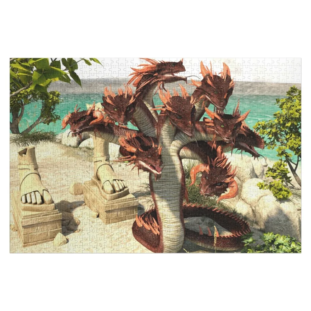 

Nine Head Hydra Jigsaw Puzzle With Personalized Photo Children Wooden Name Personalised Puzzle