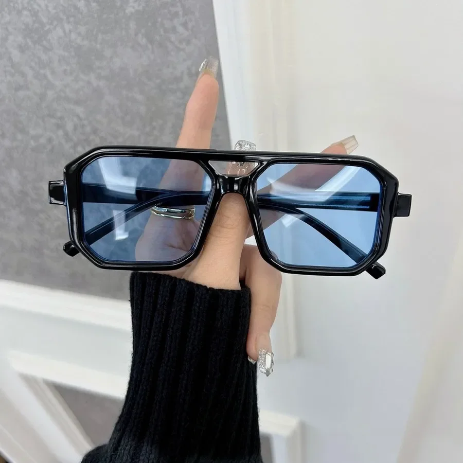 Designer Brand Square Sunglasses Women Men Lovely Rectangle Frame Sun Glasses Female Mirror Colors Cute Fashion