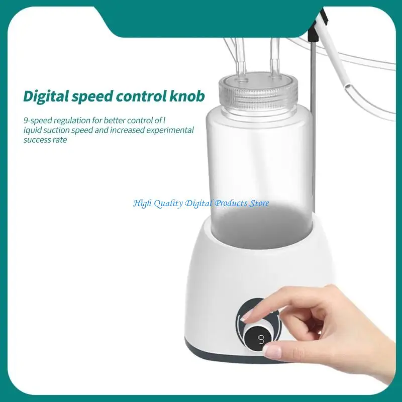 

U2JE Compacts Design Benchtop Liquid Aspirator For Laboratory Use, 9 Levels Speed Control Ensures Efficient Fluid Removal