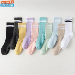 Ladies Ballet Dance Gym Elastic Fitness Cotton Non Slip Socks Women Breathable Grip Anti Slip Yoga and Pilates Socks for Woman