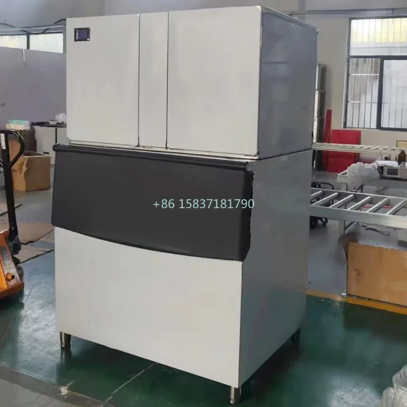 Industrial Ice Maker Machine 1 Ton Stainless Steel Commercial Ice Cube Block Making Machine Ice Maker Machine for Business