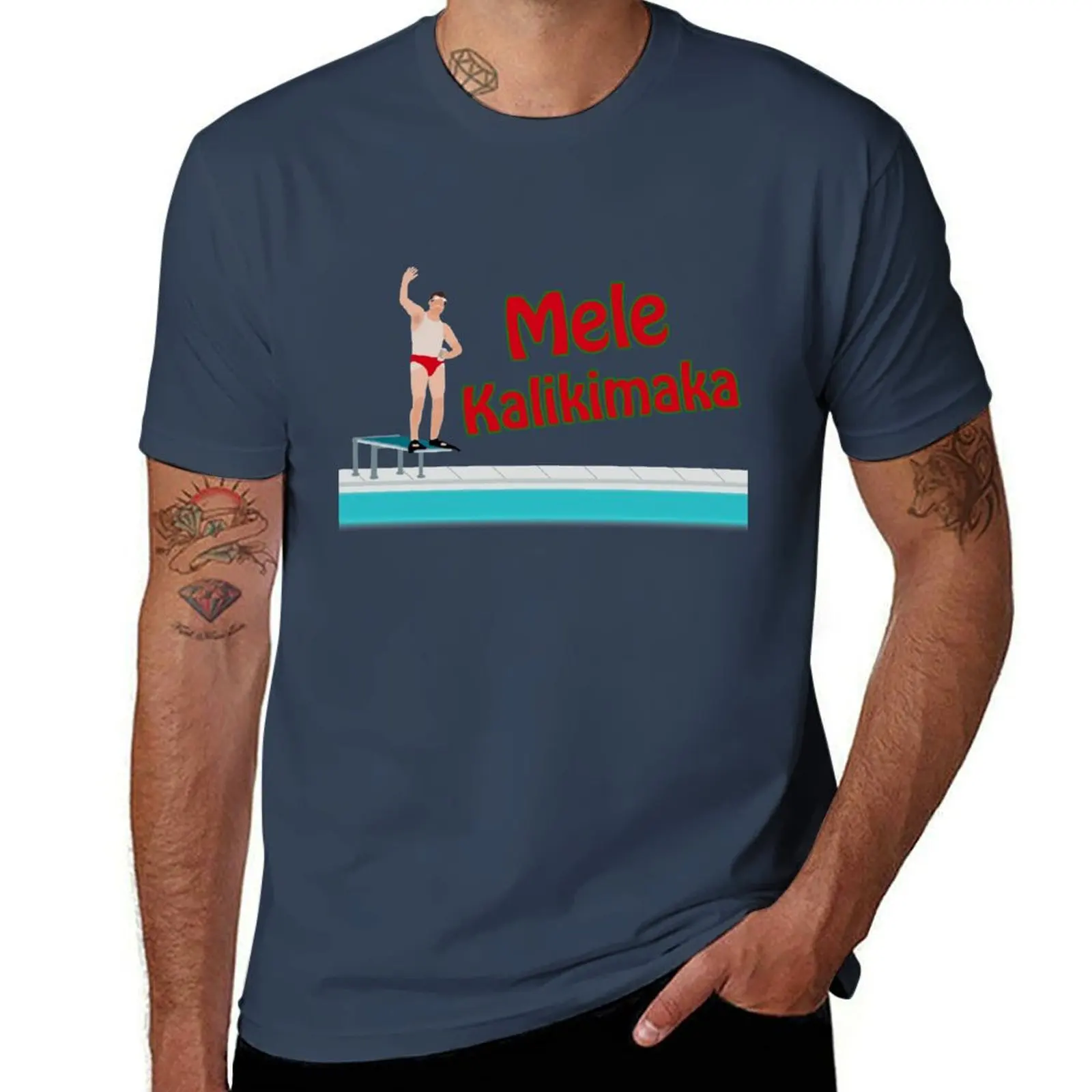 

Christmas Vacation - Mele Kalikimaka T-Shirt man t shirts high quality luxury brand cotton t shirt pack T-Shirt