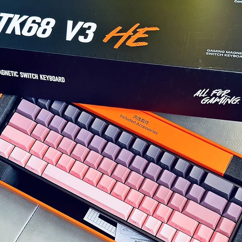 Atk 68 V3 Gaming Magnetic Switch Keyboard, Full Aluminum, Low Latency, Customizable High-End Mechanical Keyboard, Gift For Boys