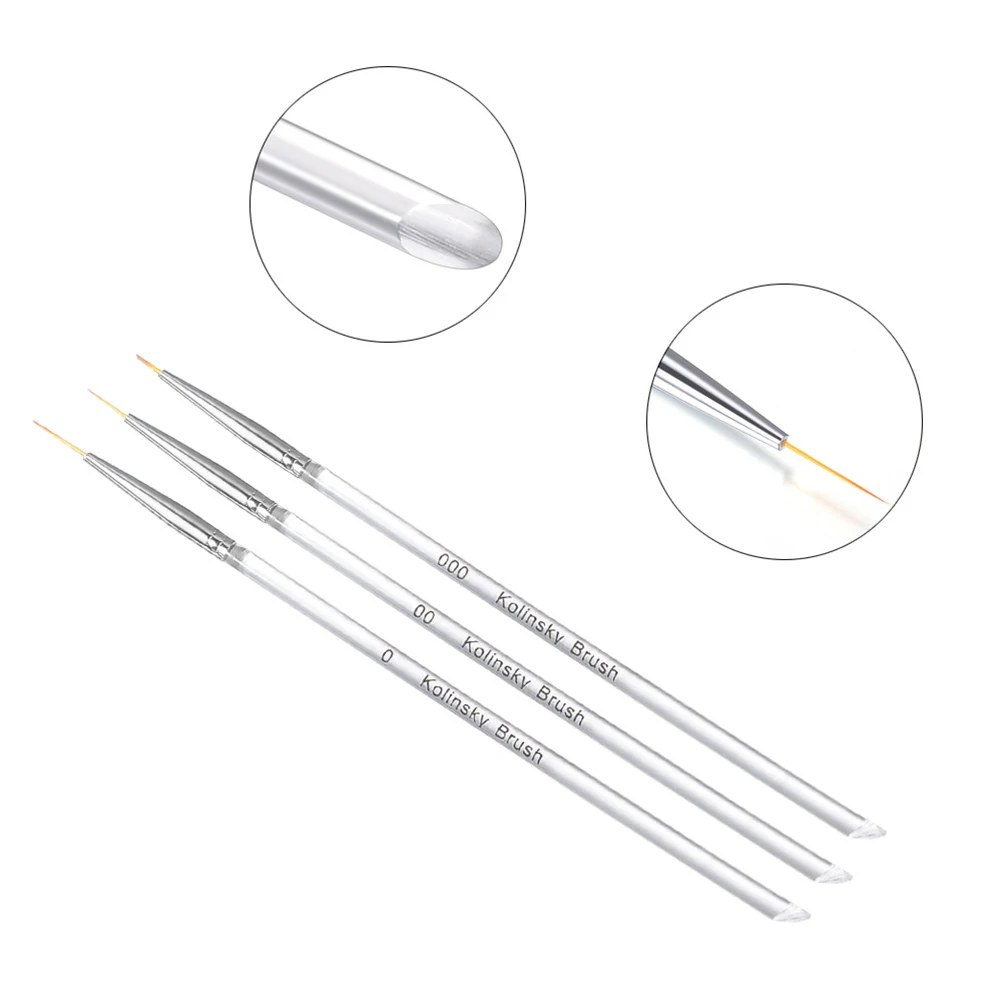 

6Pcs DoubleEnded NailArt Pen HandBrushes Durable Lightweight ProfessionalHomeUse PaintingTool StarterLover Gifts NailSupplies
