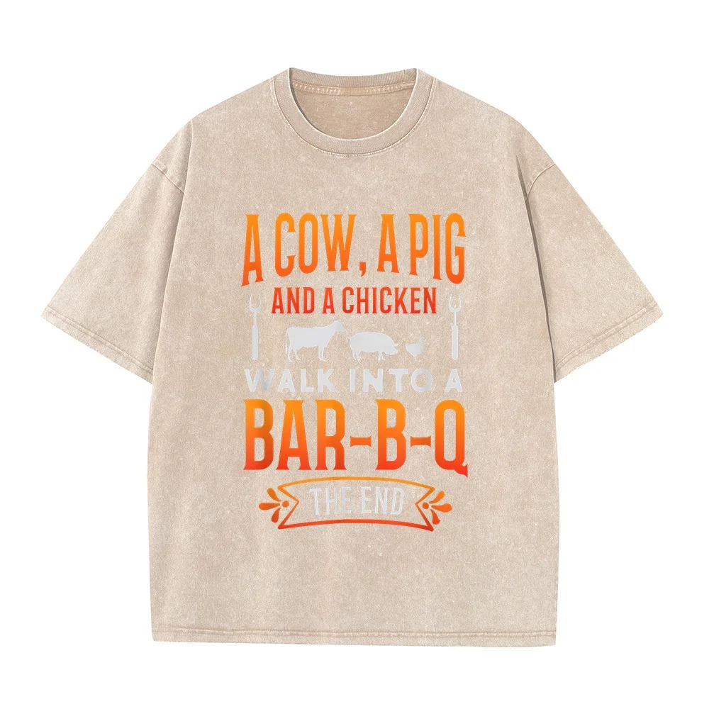 Barbecue BBQ Joke Gift For Grill Master Chef T-Shirt Men Friends Gift Magliette Uomo Daily Graphic Shirt Cotton Casual Tee