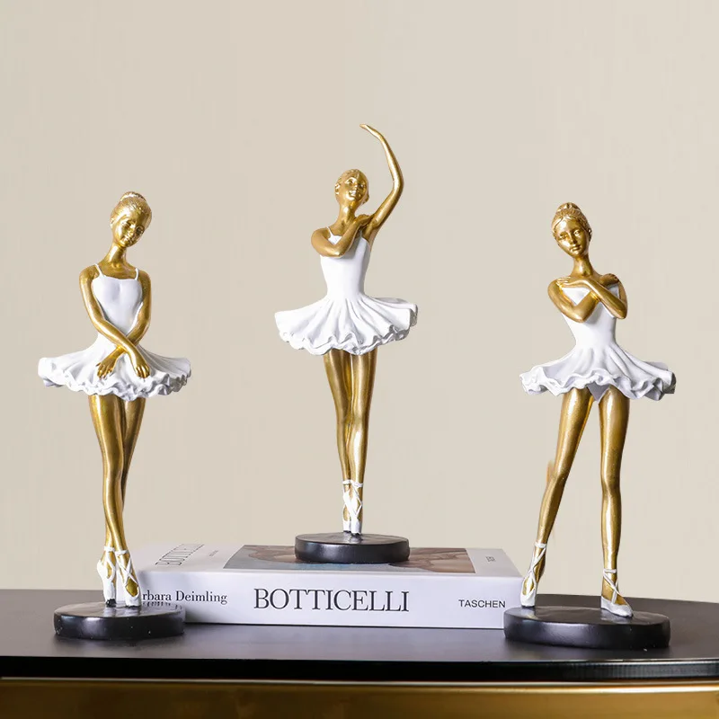 

Artistic Nordic ballet girl sculpture Chic rare decor for home sweet birthday gift to express gratitude to dance teachers.
