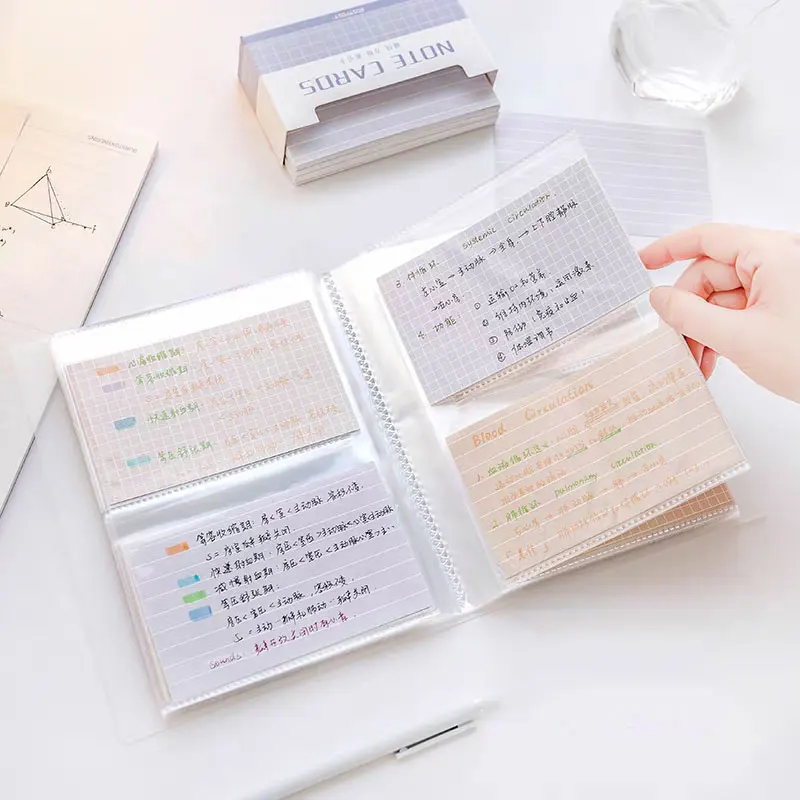 5 Inches Photocard Binder 4-Pocket Card Collector Album with 160 Card Slots Cover Organizing Cards Binder Student Stationery