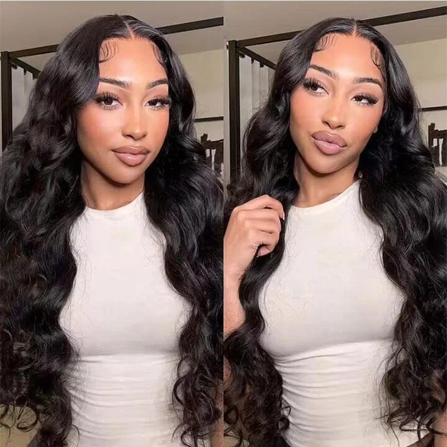 13x6 Hd Lace Frontal Wig Human Hair 30 Inch 13x4 Hd Transparent Lace Front Preplucked Body Wave Human Hair Wigs for Women