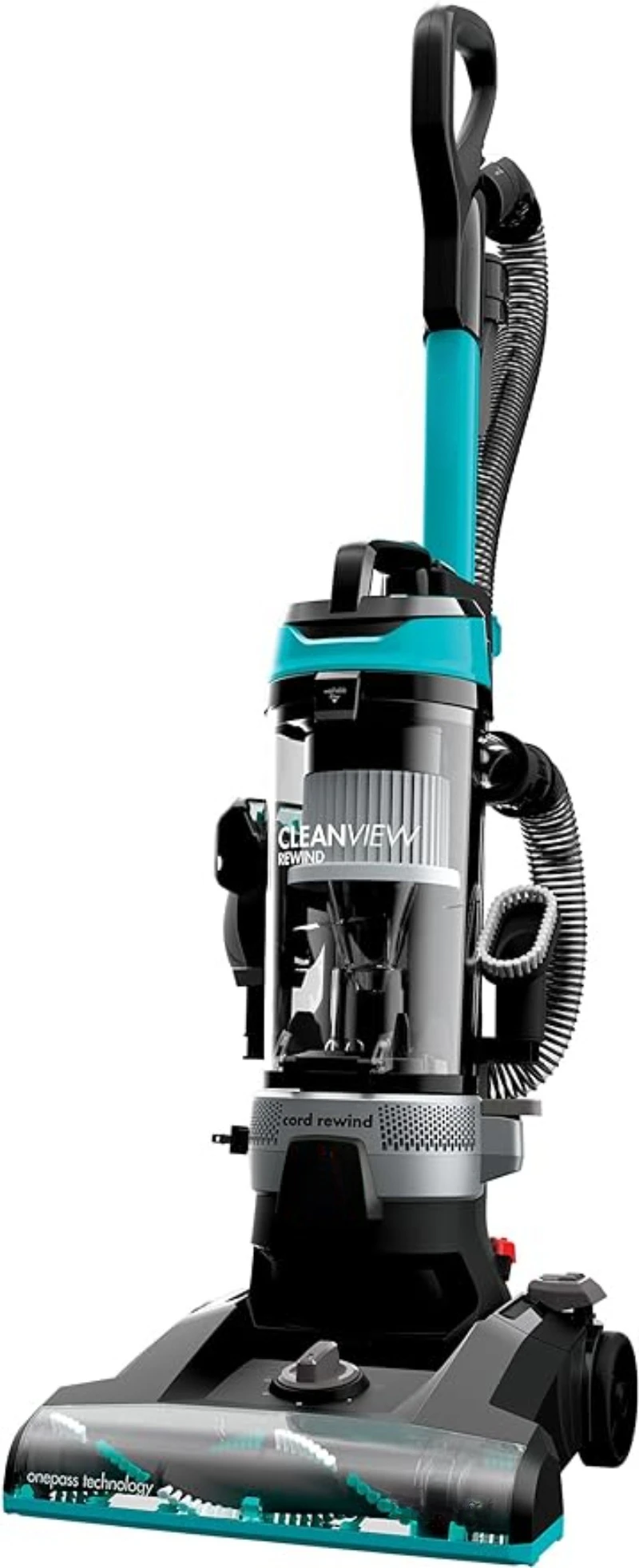 

CleanView Rewind Upright Bagless Vacuum with Automatic Cord Rewind & Active Wand, 3534, Black/Teal/Gray