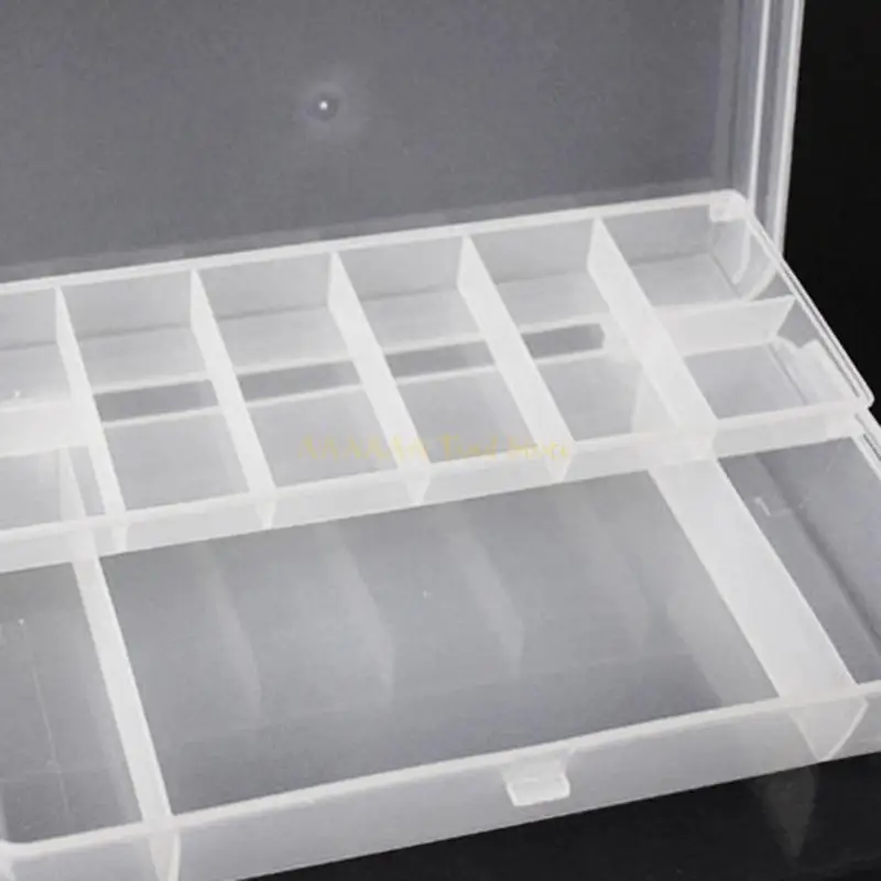 A2BE Portable Plastic Box with 2 Layers Upper Small Divider & Lower Large Divider