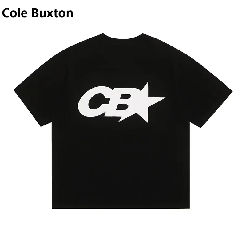 Cole Buxton Minimalist Motto Western Streetwear Brand Relaxed-Fit Pure Cotton Short-Sleeve T-Shirt Base Layer