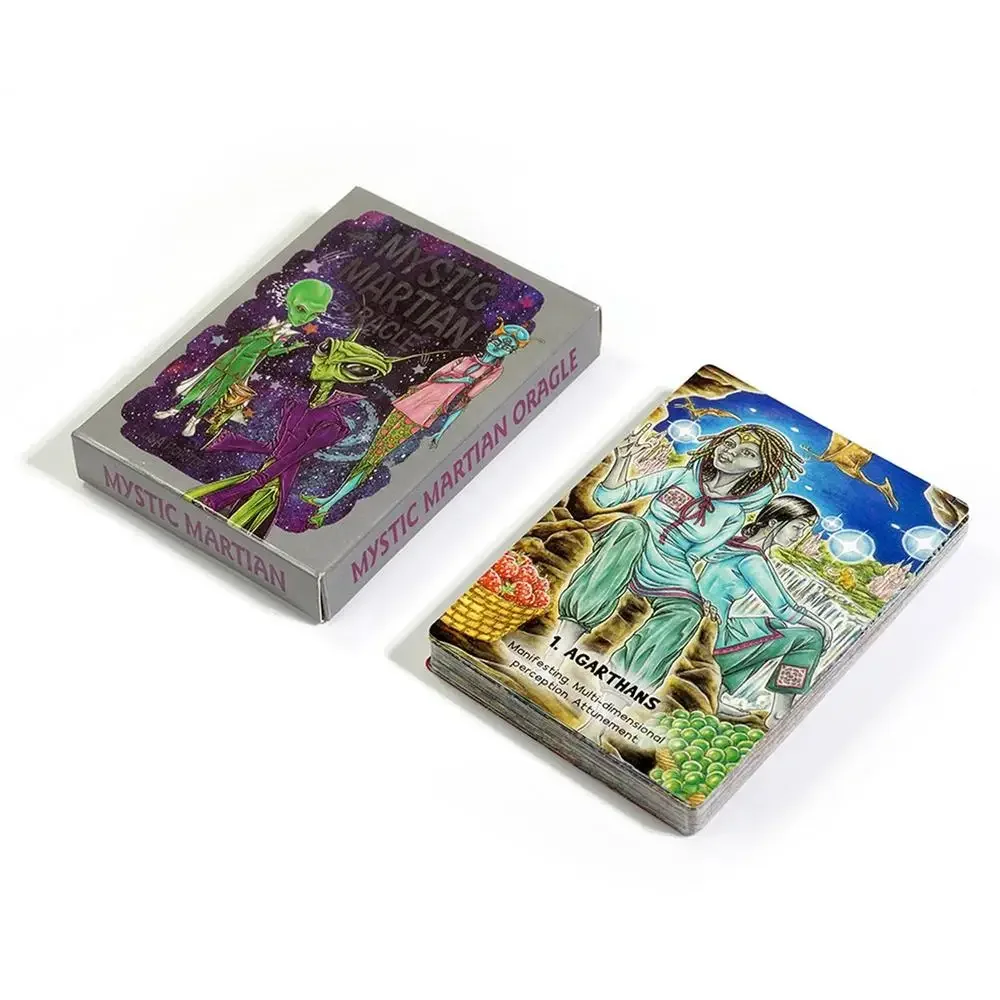 بطاقات أوراكل المريخ الصوفي 54 قطعة بطاقات التارو العرافة المصير الكهانة التارو سطح السفينة الترفيه مجلس لعبة هدايا الحفلات #5