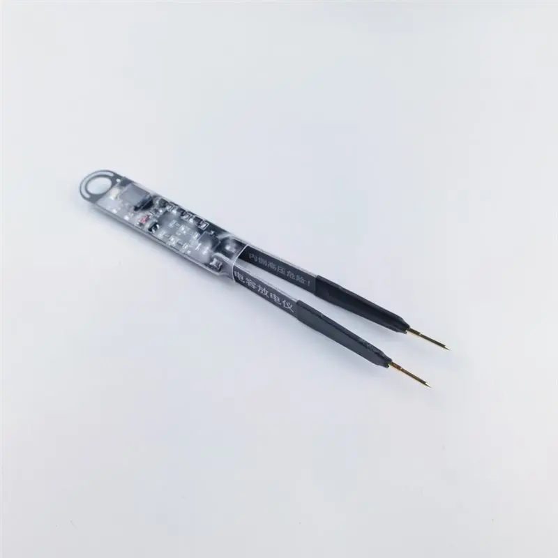 DT16 Capacitor Discharge Pen 1000UF DC 5-650V Adjustable Spacing LED Indicator Electronic Repair Testing Tool for Capacitor