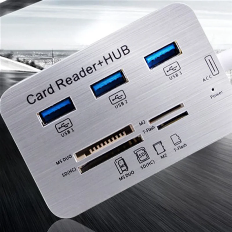 

FUFU 2X USB HUB 3.0 USB Splitter 3 Ports Extensor Multi USB Extension Multiple 3 0 Hub SD Card Reader USB3.0 Expander For PC