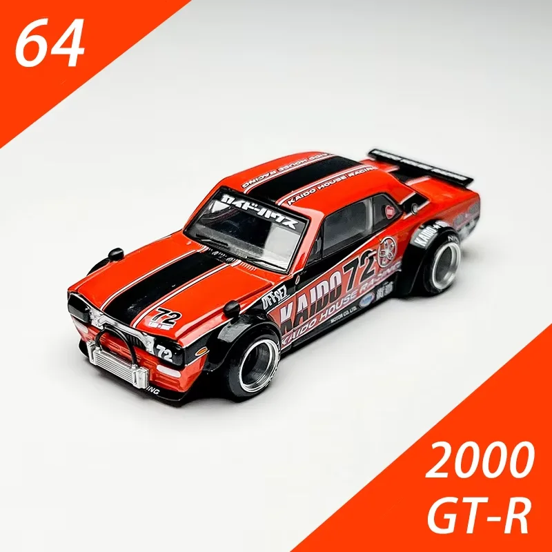 

KaidoHouse+MINIGT 1:64 Scale #195 2000GTR KPGC10 Alloy Simulation Car Model Collection Display Ornament Toy Gift